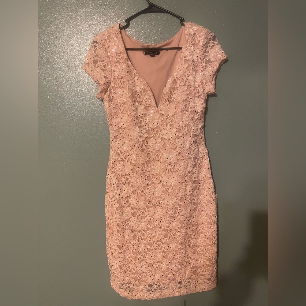 Women’s light pink dress